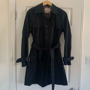 Banana Republic Black Trench Coat